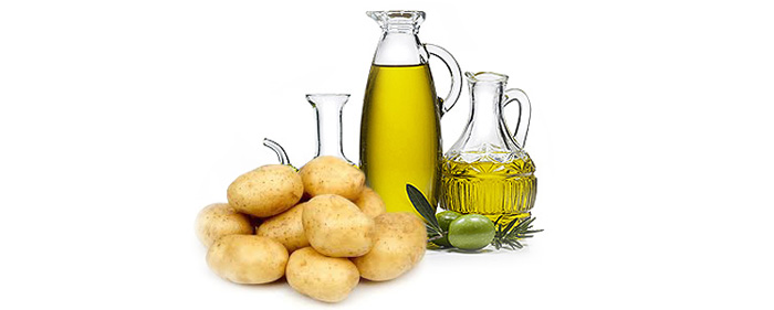 Быстрая маска из картофеля и оливкового масла