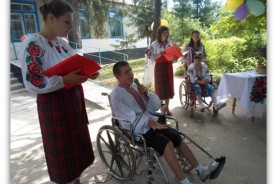 Воспитанники Гнатковского центра социально-психологической реабилитации детей и молодежи